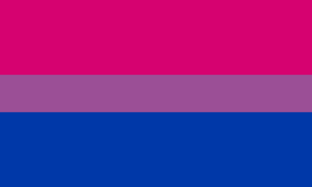 Bisexual pride flag, created by Michael Page