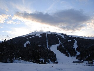 Bjelašnica mountain in central Bosnia and Herzegovina