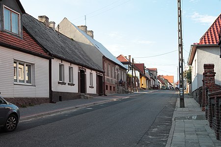 English: Bledzew, Kosciuszki Str. Polski: Bledzew, ul. Kościuszki