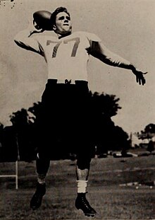 Bobby Gage was drafted 6th overall by the Pittsburgh Steelers in the 1949 NFL Draft. Bob Gage (Taps 1949).JPG