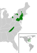 Bog turtle distribution map.svg