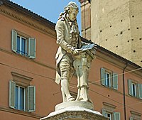 Luigi Galvani's monument in Piazza Luigi Galvani (Luigi Galvani Square), in Bologna