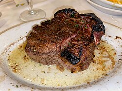 Bone-in filet mignon from Ruth's Chris