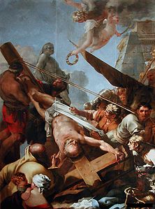 Crucifixion de saint Pierre (1643),Notre-Dame de Paris.