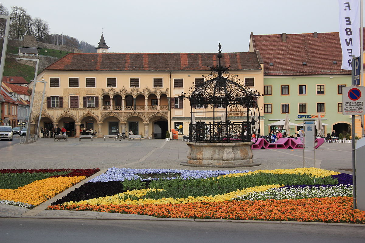 Брук ан дер мур. Bruck am mur Gotic.