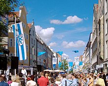 Die Ludwigstraße während des Bürgerfests 2007