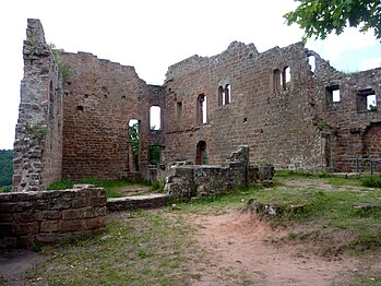 Südwestlicher Bereich der Hauptburg