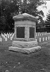 Confederate Soldiers and Sailors Monument (1911), Philadelphia National Cemetery. CONFEDERATE SOLDIERS and SAILORS MONUMENT (cropped).jpg