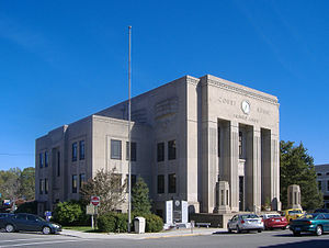 Palais de justice du comté de Caldwell à Princeton