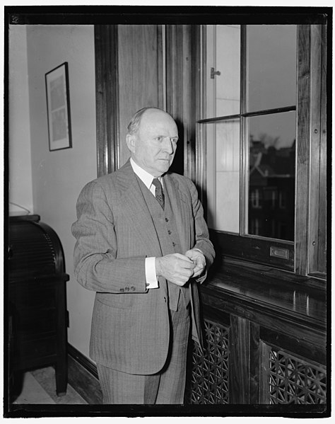 File:California (i.e., Colorado) Solon. Washington, D.C., March 2. Senator Alva B. Adams, Democrat from Colorado, from a new informal photograph made at his office today, 3-2-40 LCCN2016877210.jpg