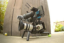 Canon XL2 with some peripheral attachments, including wireless microphones and external monitor Canon-XL2.jpg