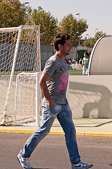 O futbolista espanyol Casto, en una imachen de 2011
