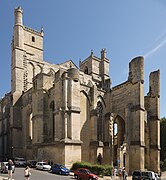 Cathédrale Saint-Just-et-Saint-Pasteur, vue de la nef inachevée.