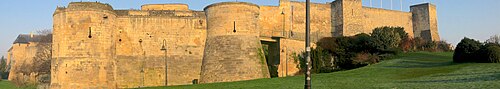 General view of the castle (Caen, Normandy)