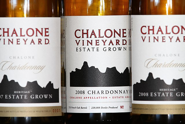 Chalone Vineyard Chardonnay of Monterey County ranked #3