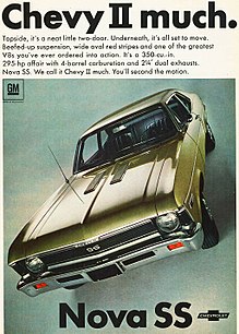Publicité Chevrolet Nova 1968