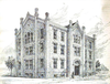 Sketch of Chicago High School