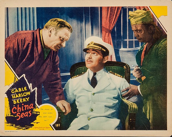 Lobby card with Beery and Gable