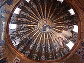 Mosaiikki Kristuksen Vapahtajan kirkon esonarthexin eteläkupolista Choran luostarissa Istanbulissa, 1315-1321.