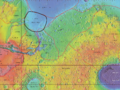 Chryse Planitia a Mars térképén