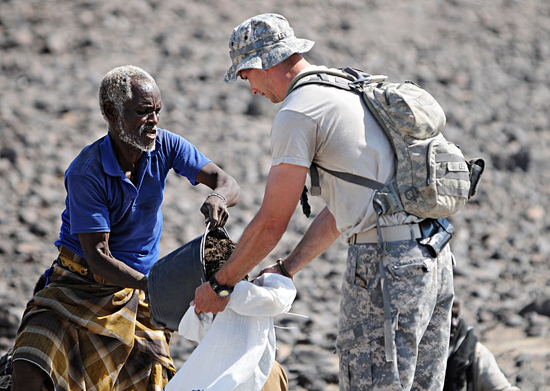 File:Civil Affairs Soldiers assist Eco-Dome building in Djibouti (6646460735).jpg