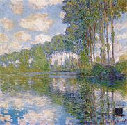 Monet - Poplars at the Epte (c.1900)