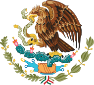 Bloeiende Opuntia ficus-indica in het wapen van Mexico