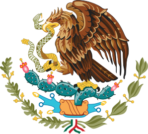 The coat of arms of Mexico