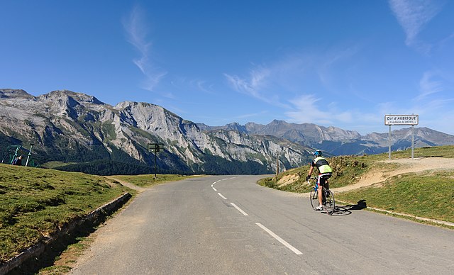 The Col d'Aubisque, on the road towards Gourette and the Ossau Valley