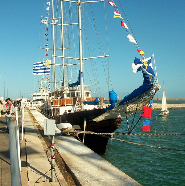 Schooner ROU Capitán Miranda, training ship of the Uruguayan navy