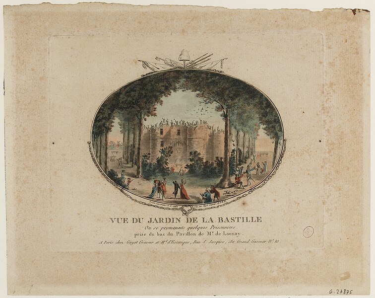 File:Démolition de la Bastille, vue prise du bas du pavillon de Mr de Launay, le 25 juillet 1789. Evènement de la révolution , G.27875.jpg