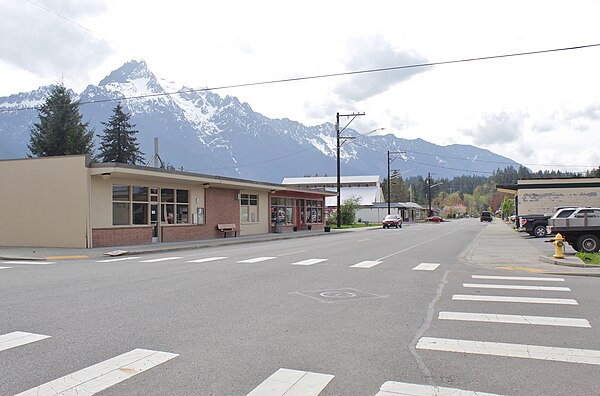 Darrington Street in downtown Darrington