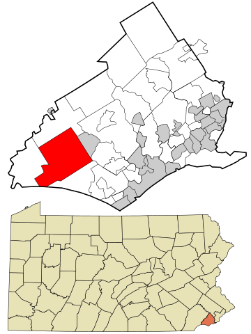 File:Delaware County Pennsylvania incorporated and unincorporated areas Concord highlighted.svg