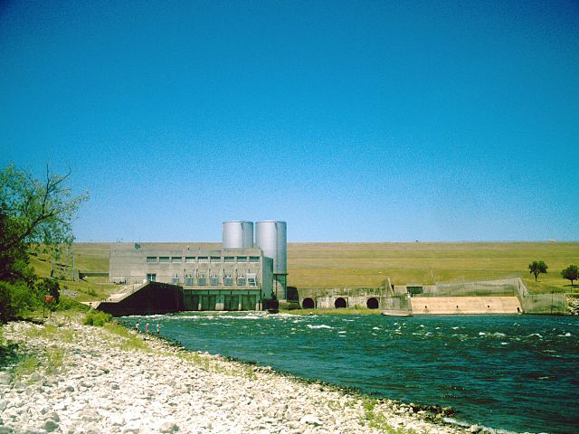 The Denison Dam located in Rayburn's House district was authorized by the Flood Control Act of 1938. The dam created Lake Texoma.