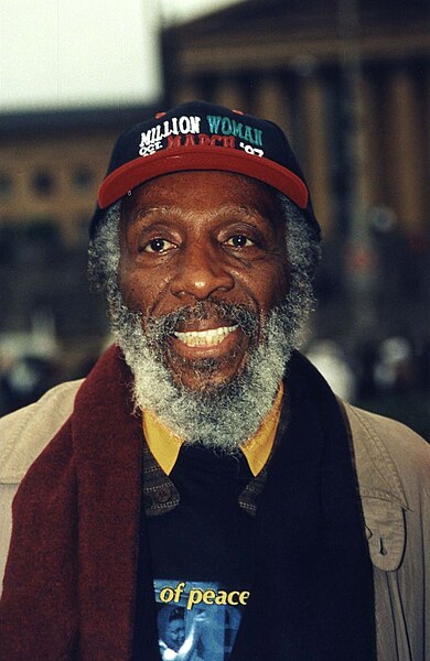 Gregory at the Million Woman March in 1997