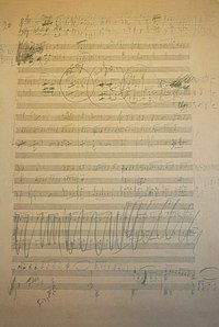 Draft of Tchaikovsky's Symphony No. 6 (8589411916).jpg
