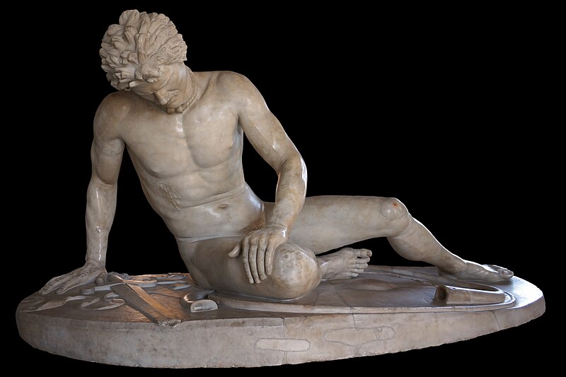 Marble statue of a Dying Gaul