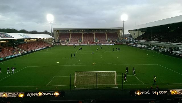 Image: East End Park from Norrie Mc Cathie stand