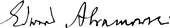 signature d'Edward Abramowski