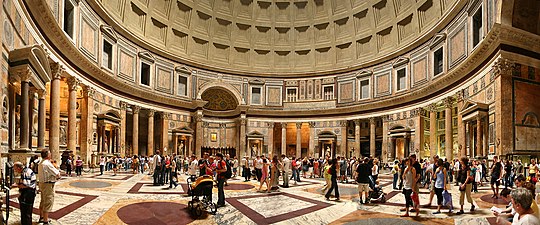 Pantheon (Rome), c.114-123[38]