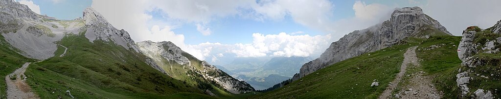 En route to the top of the Pilatus