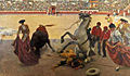 «El Quite», óleo sobre lienzo (1897). Enrique Simonet. Museo de Málaga.