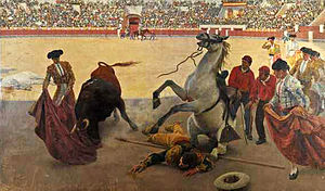 El Quite. 269 x 483 cm 1897 (Museo de Málaga)