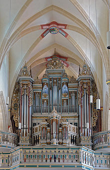 Predigerkirche Erfurt, Orgelprospekt von 1648