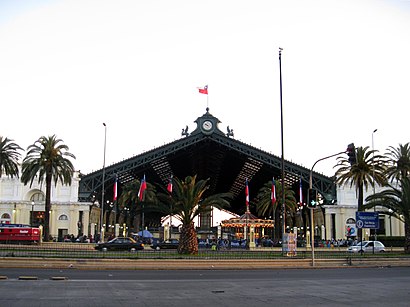 How to get to Estación Central with public transit - About the place