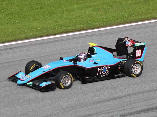 Correa at the 2018 Spielberg GP3 Series round with Jenzer Motorsport