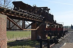 Reloading ramp at Glossen train station