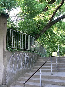 Aufgang Pfingstbrunnenstraße (2009)