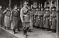 Von Mackensen inspecteert, samen met kroonprins Boris, een Bulgaars regiment (1916)