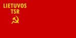 Litauiska SSR:s flagga, 1940-1953.
